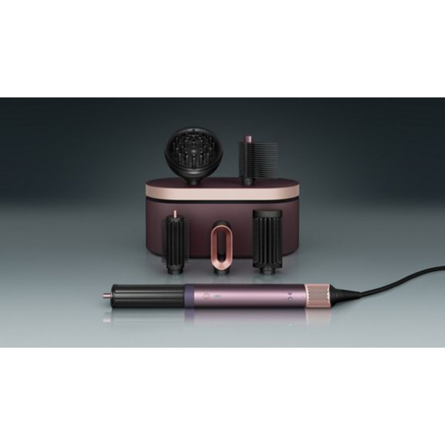 Multi-styler et Sèche-cheveux Dyson Airwrap Co-anda2x™ – cheveux bouclés à frisés (Jaspe Fleur de Prunier)