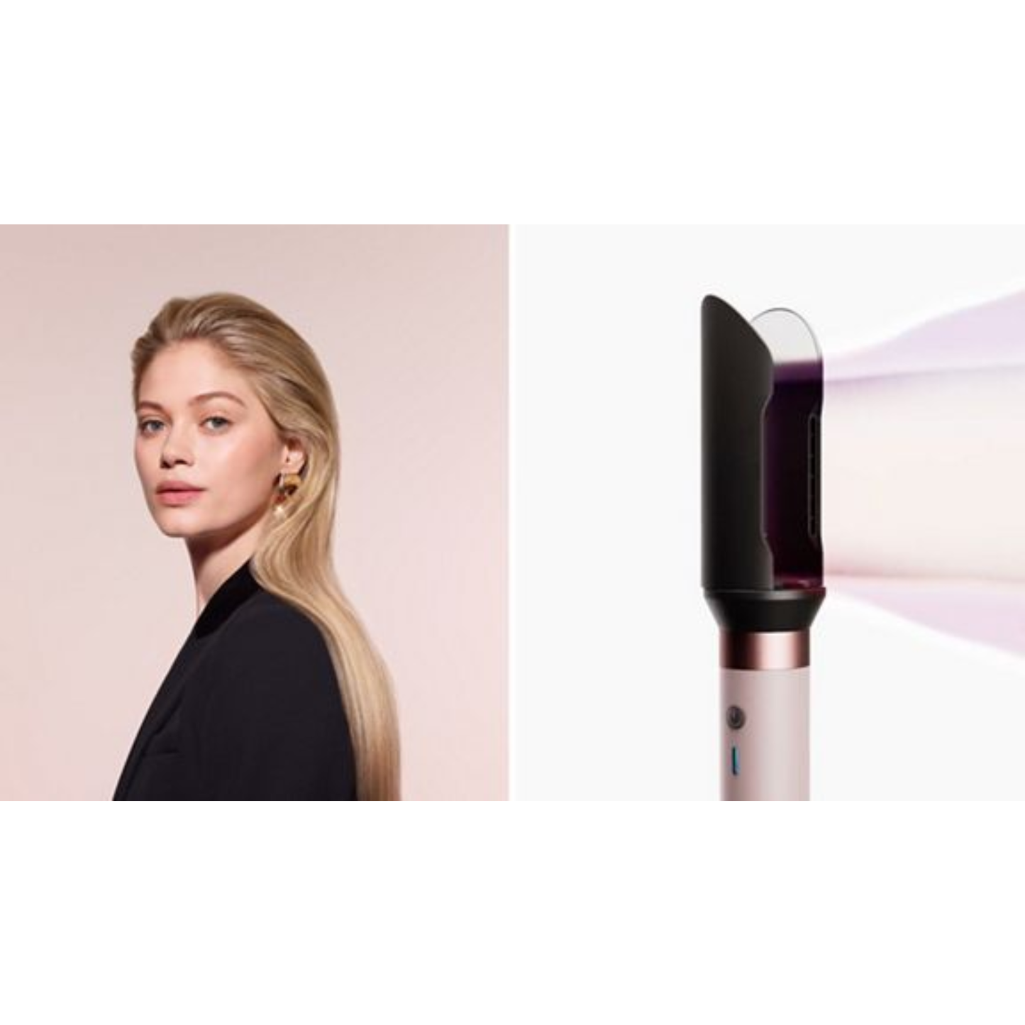 Multi-styler et Sèche-cheveux Dyson Airwrap Co-anda2x™ – cheveux raides à ondulés (Rose Céramique)