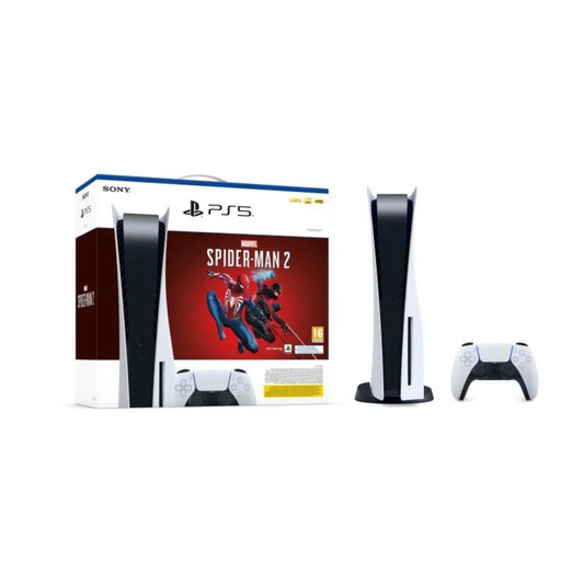 Console PS5 – Édition Standard + Marvel’s Spider-Man 2 (code dans la boîte)