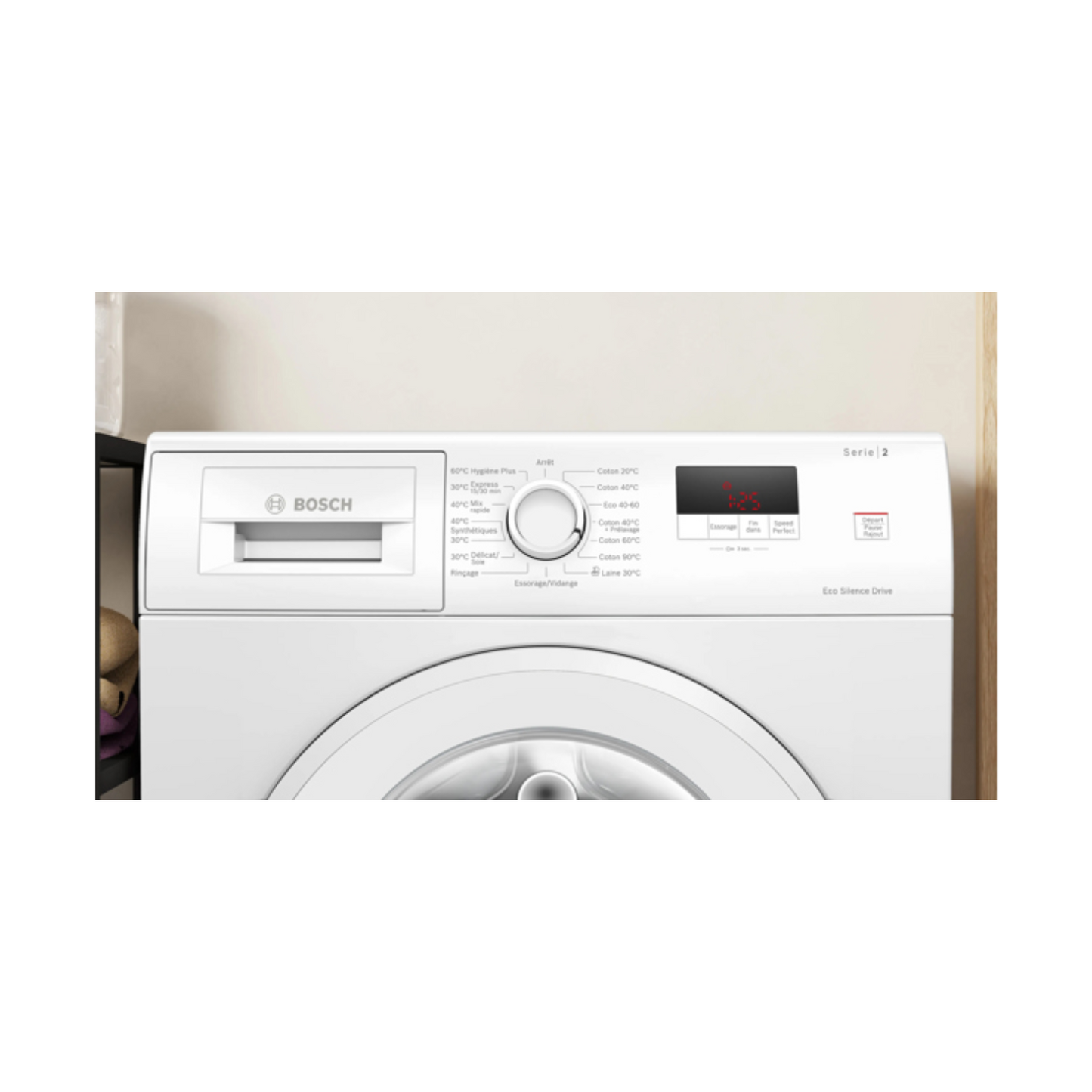Lave linge hublot – BOSCH – WGE02406FR -Série 2 ActiveWater plus -PRIX USINE