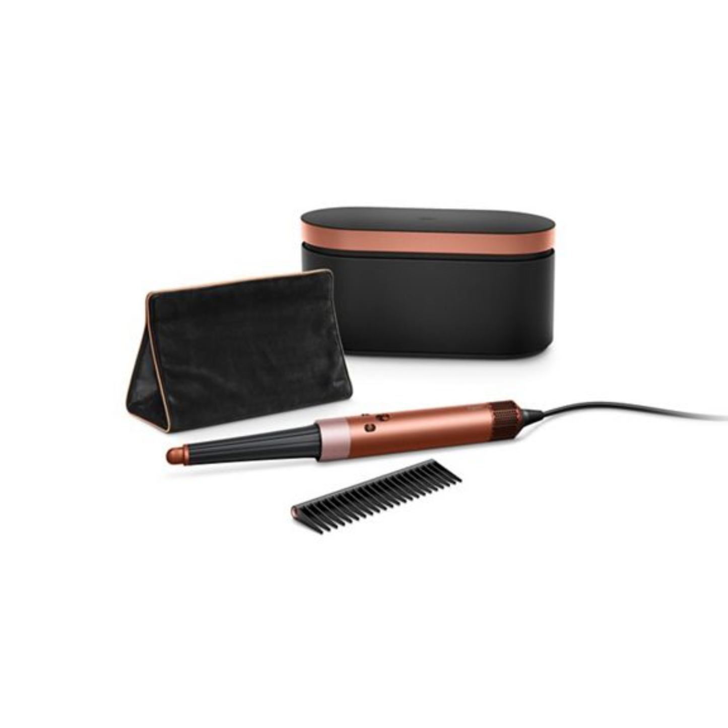 Multi-styler Dyson Airwrap i.d™ – cheveux bouclés à frisés (Soie Ambrée)