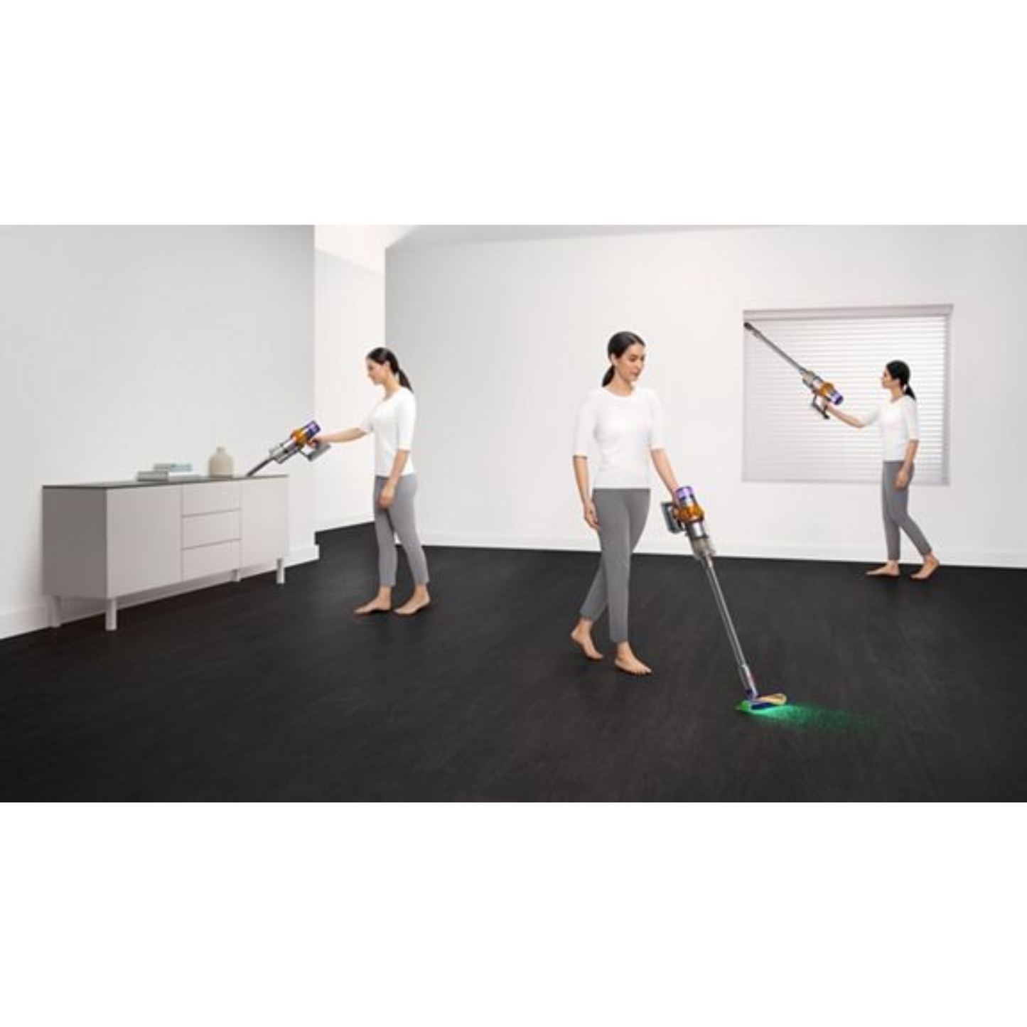 Aspirateur sans-fil Dyson V15 Detect™ Fluffy (Bleu/Gris)