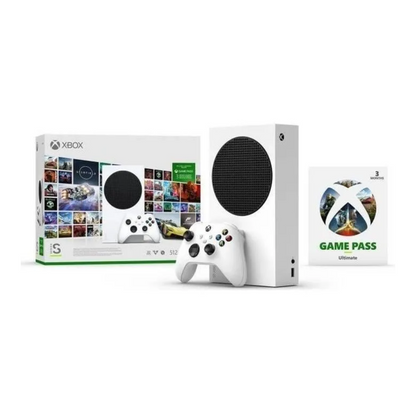 Pack Console Xbox Series S – 512Go – 3 mois de Game Pass Ultimate inclus + Manette Xbox Series sans fil Carbon Black