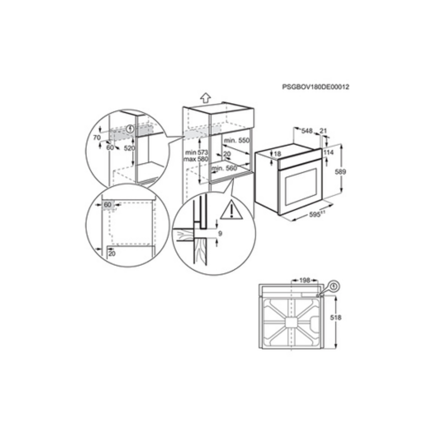 Four encastrable ELECTROLUX EDF4P46X2