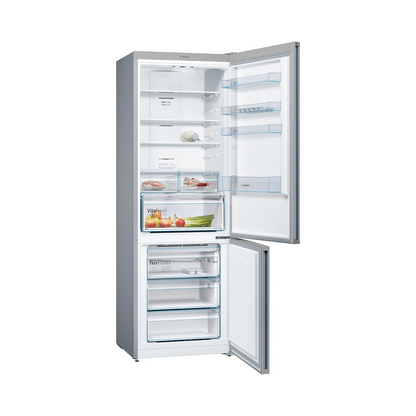 Bosch KGN49XLEA Série 4 – Réfrigérateur Combiné pose-libre – 438 L – 203 x 70 (H x L) – Inox