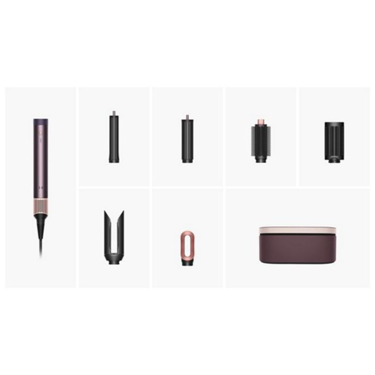 Multi-styler et Sèche-cheveux Dyson Airwrap Co-anda2x™ – Cheveux raides à ondulés (Jaspe Fleur de Prunier)