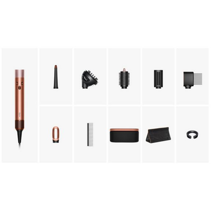 Multi-styler Dyson Airwrap i.d™ – cheveux bouclés à frisés (Soie Ambrée)