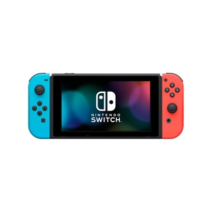 Console Nintendo Switch • Bleu Néon & Rouge Néon + Ring Fit Adventure (Code)