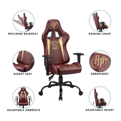 SUBSONIC – Harry Potter -Siège Gaming – Modèle Adulte – Sous Licence Officielle