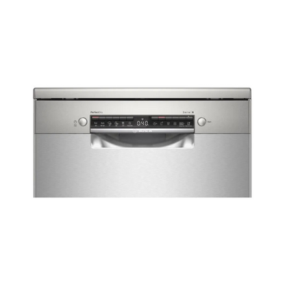 Lave-vaisselle pose libre BOSCH SMS6TCI00E SER6 – 14 couverts – Induction – L60cm – Home Connect – 44dB – Silver inox