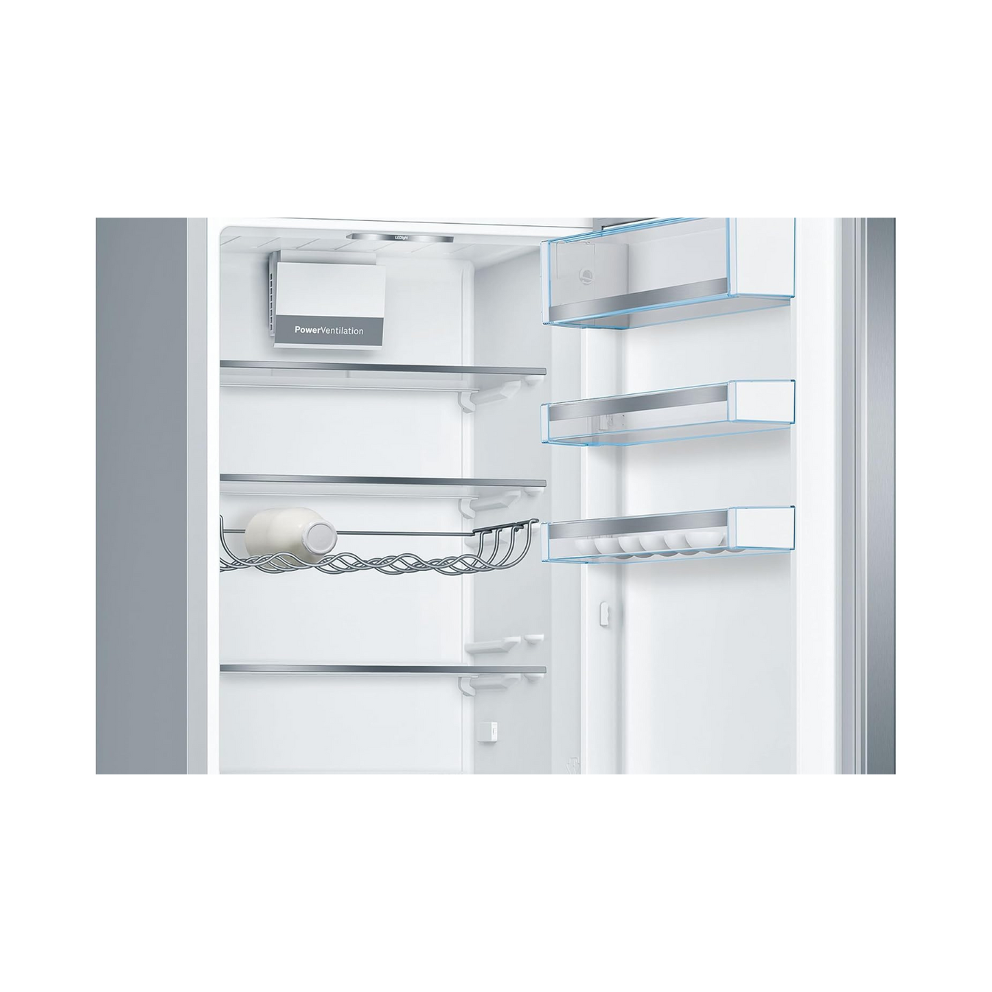 Bosch KGE398IBP – Série 6, Réfrigérateur combiné pose-libre, 201 x 60 cm, Inox anti trace de doigts 