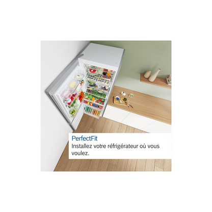 Bosch KGN49XLEA Série 4 – Réfrigérateur Combiné pose-libre – 438 L – 203 x 70 (H x L) – Inox