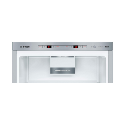 Bosch KGE398IBP – Série 6, Réfrigérateur combiné pose-libre, 201 x 60 cm, Inox anti trace de doigts 