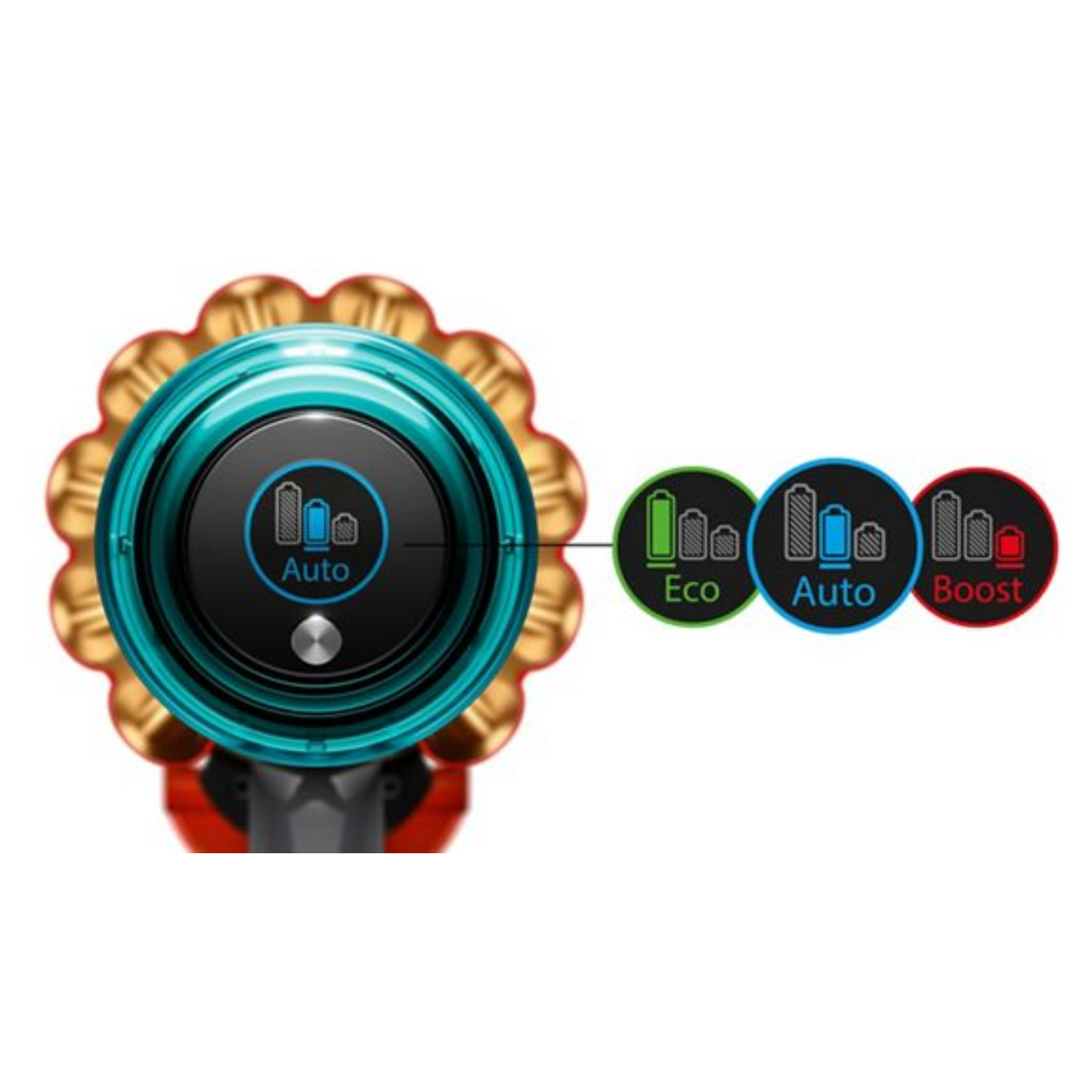 Aspirateur sans-fil Dyson V15 Detect™ Absolute (Gold)